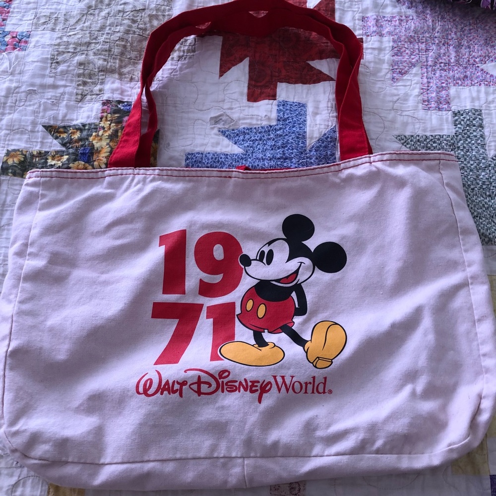 Disney Parks Mickey Mouse canvas tote